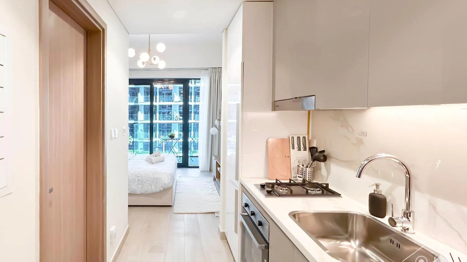Urban Charm Studio With Balcony In Riviera Dubai